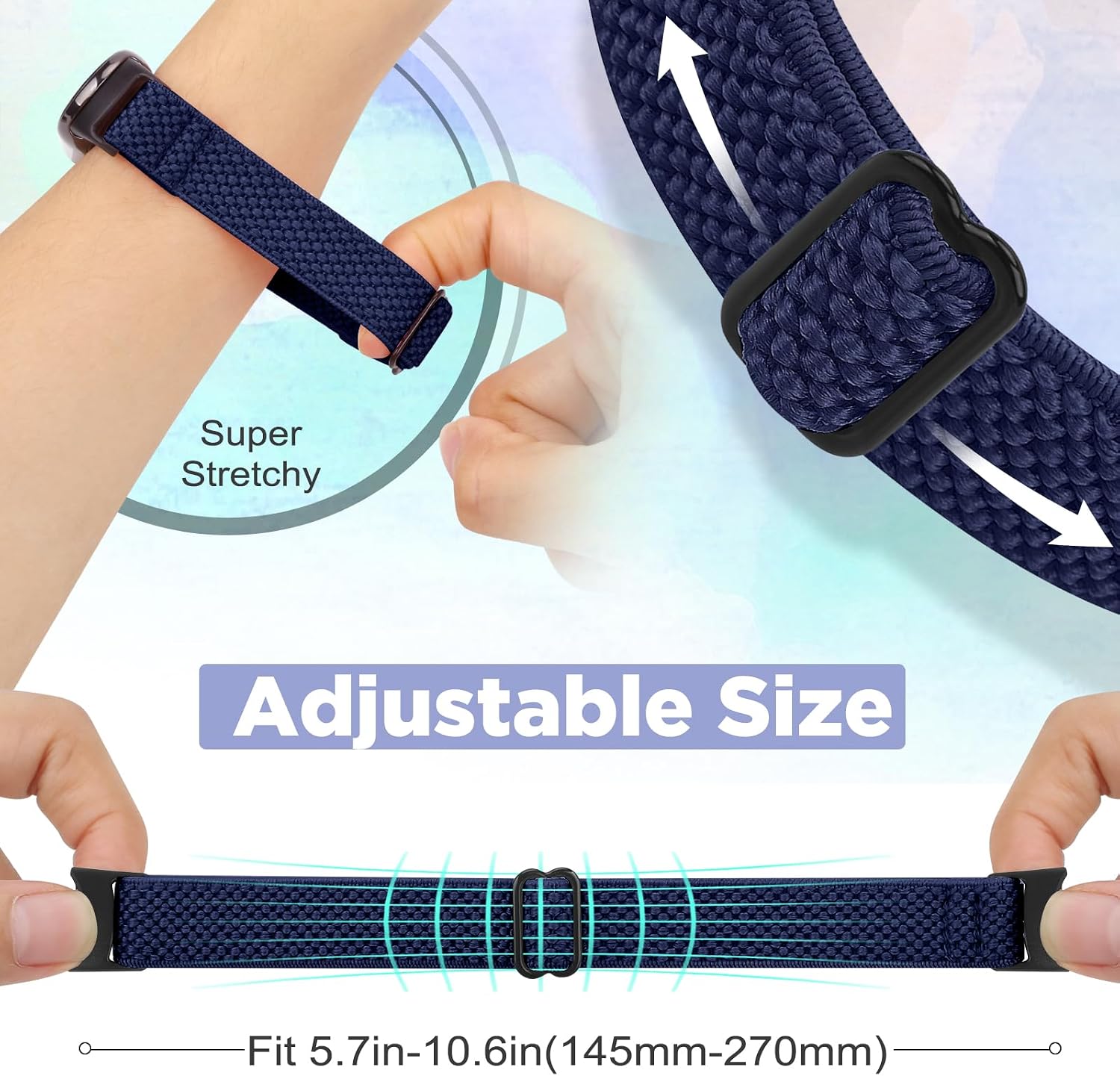 Thumbnail 4 de Runostrich Elastic Nylon Watch Strap Xiaomi Band 10/9/8