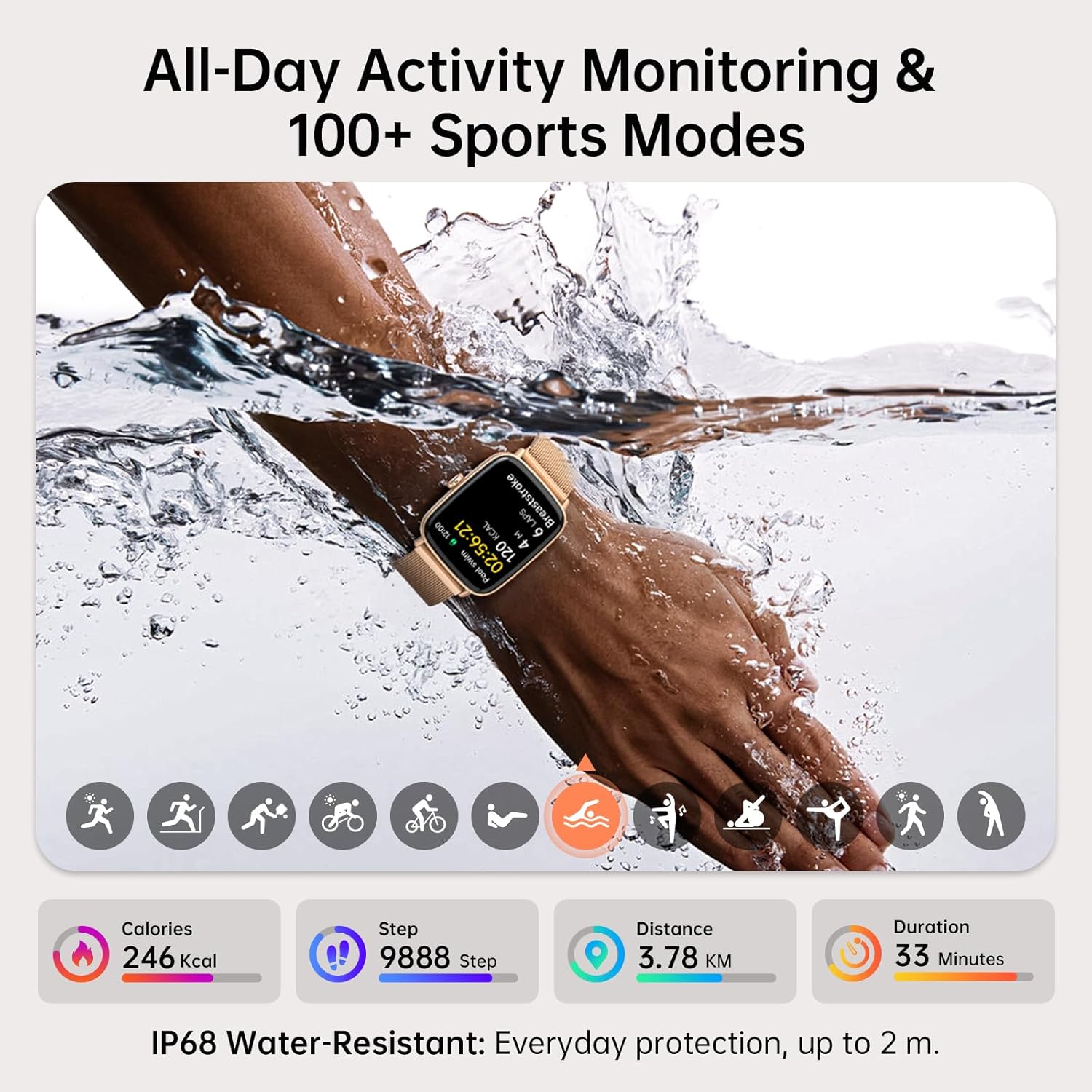 Thumbnail 3 de Women’s Smart Watch 1.85-inch HD Screen