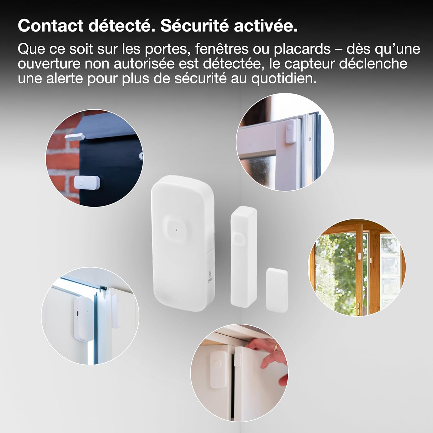 Thumbnail 3 de OSRAM Smart+ Capteur pour la détection de Portes et fenêtres Ouvertes — WiFi, IP20, Non gradable, Blanc