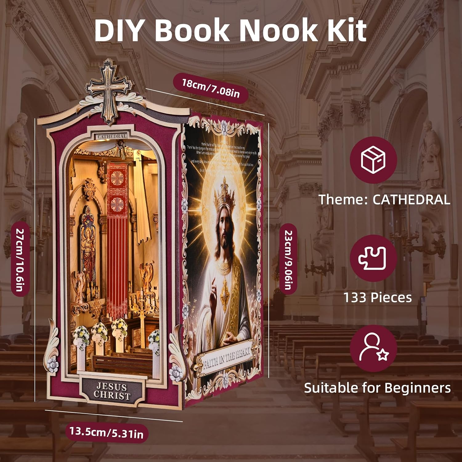 Thumbnail 5 de ETKVR Book Nook Kit 133-piece