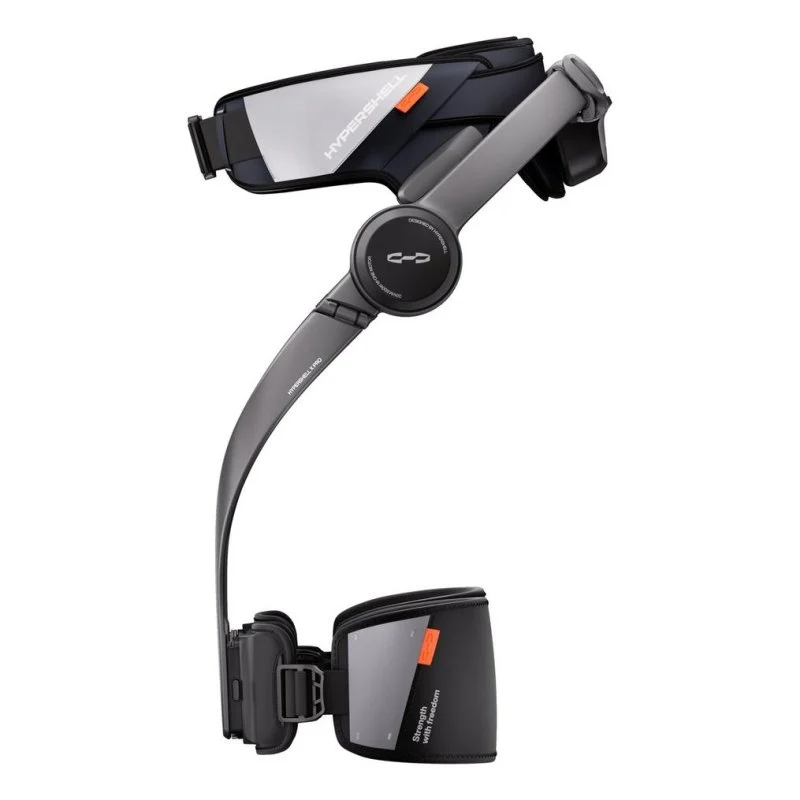 Detalle de Hypershell X Pro Upper-limb: exoesqueleto gris/negro de 800W para uso dinámico