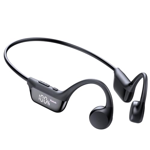 Detalle de Casque Conduction Osseuse Bluetooth 6.0 de ZOVIMAX — IPX7, confort open-ear