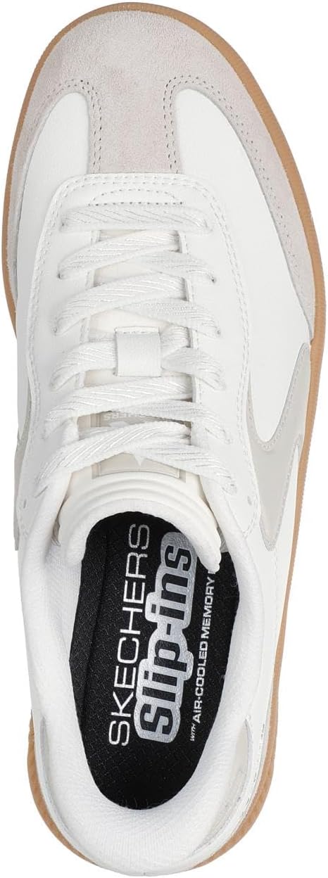 Detalle de Skechers Damen Hotshot Hi Lifted LuxeSneaker – luftgekühlter Memory-Schaum, Slip-Ins