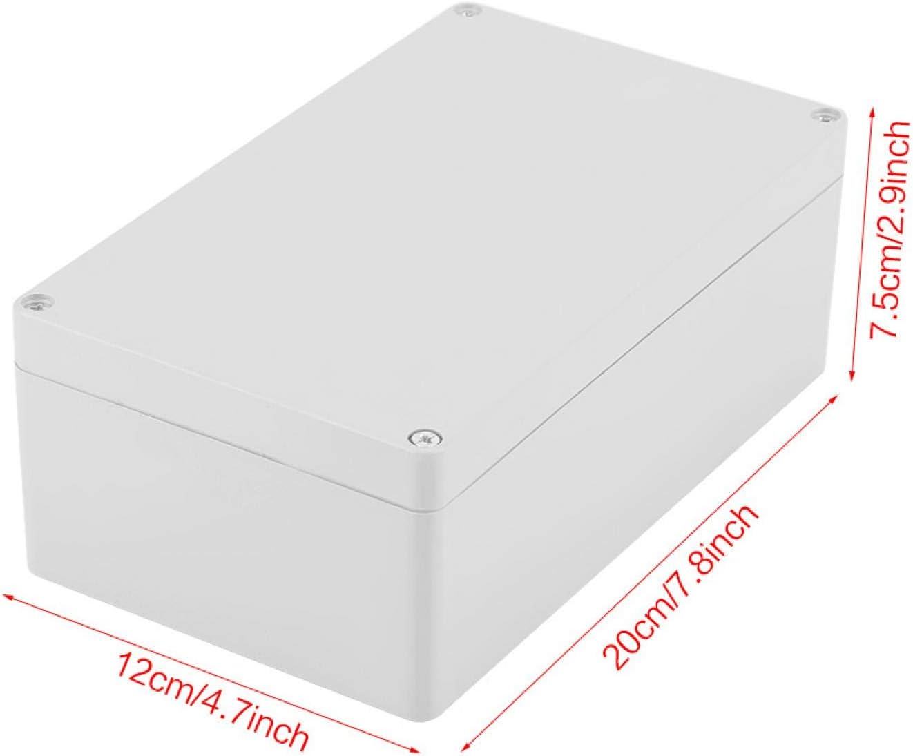 Detalle 2 de Anschlussdose IP65, 12 Größenauswahl • ABS-Verteilerkasten 20 × 12 × 7,5 cm – Aufputz/Unterputz