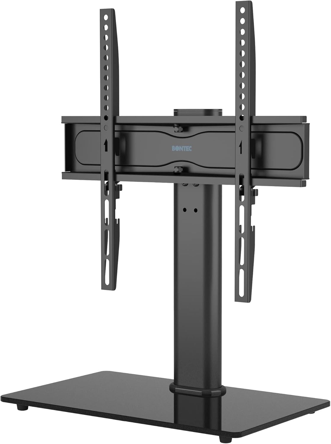 Detalle de BONTEC supporto da tavolo per TV 24–60" regolabile in altezza e girevole (max VESA 400x400, 45 kg)