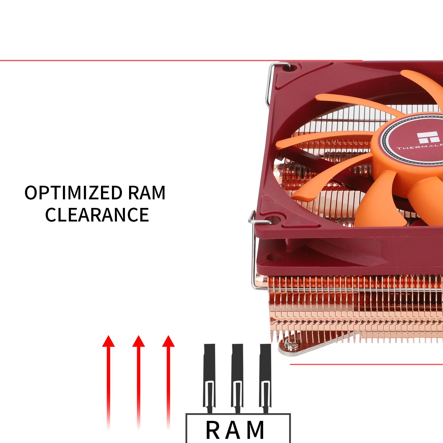 Thumbnail 2 de TR AXP90-X47 Full Low Profile CPU-Luftkühler – Kupfer, 47 mm Höhe, AGHP-Technologie, kompatibel mit AMD AM4/AM5 und Intel LGA1150/1151/1155/1156/1200