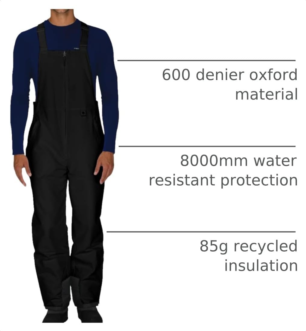 Detalle 2 de Arctix Men's Essential Insulated Bib Overalls 🪡