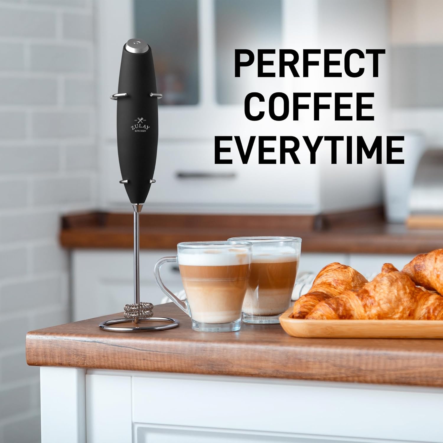 Thumbnail 4 de Zulay Kitchen Double Milk Frother (Handheld) with 2 AA Duracell Batteries