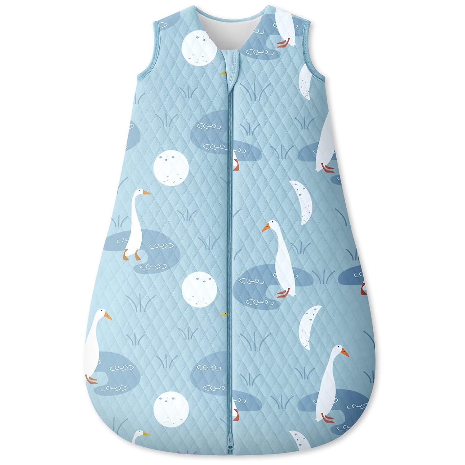 Detalle de Unnivoll Schlafsack Baby 1,5 Tog 67 cm – Baumwolle, 0–6 Monate, warm & weich