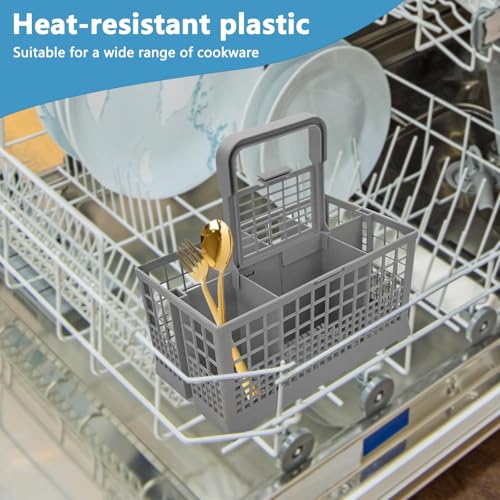 Detalle 2 de Griwuut Dishwasher Cutlery Basket with Removable Handle — Universal Replacement Accessory