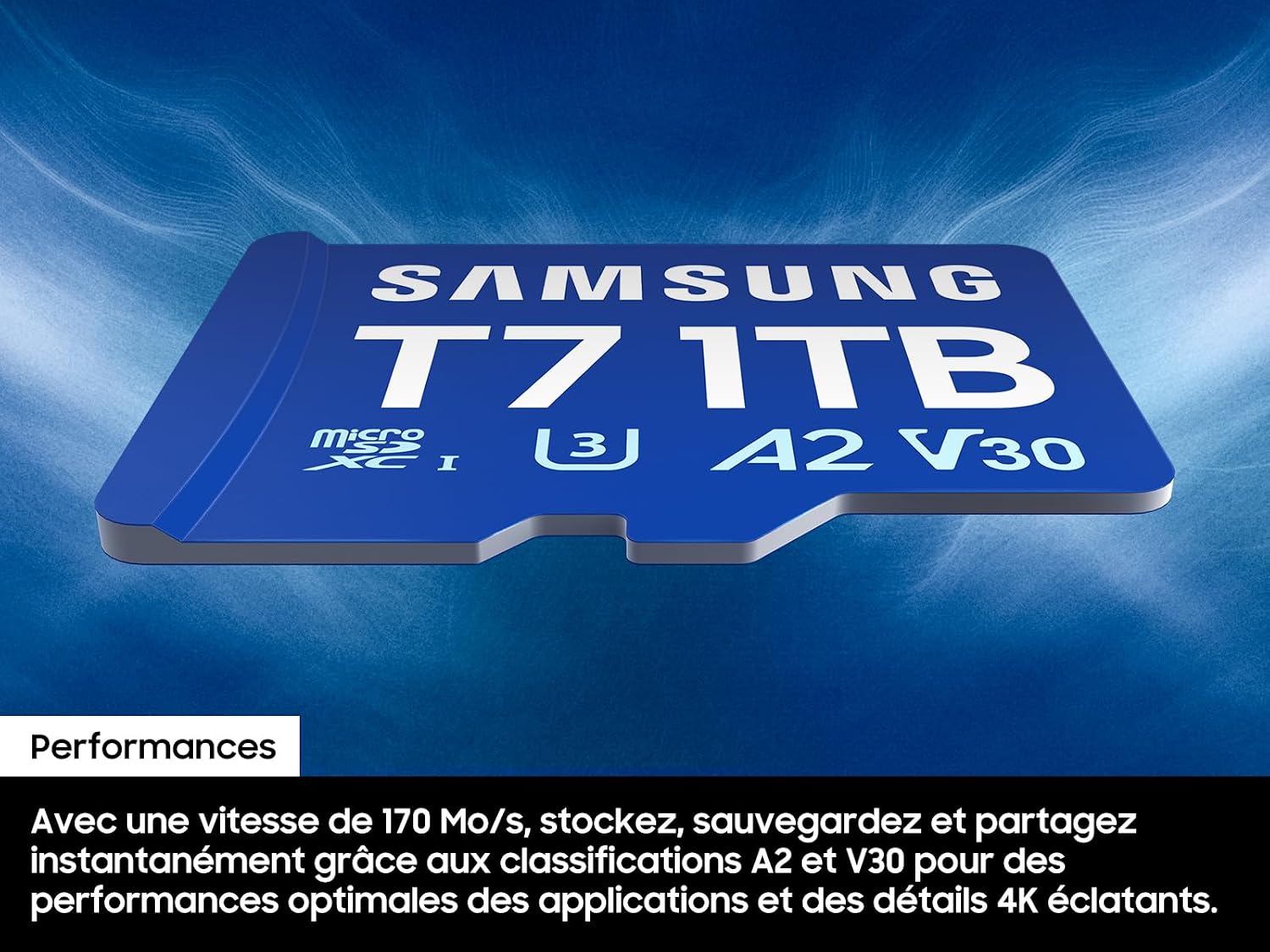 Thumbnail 4 de Samsung T7 MB-MB256T/WW 256GB microSDXC Card, Up to 170MB/s Read