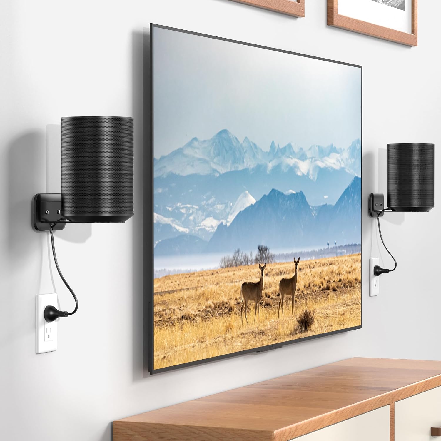 Thumbnail 1 de HomeMount Adjustable Speaker Wall Mount for Sonos Era 100 (Pair)