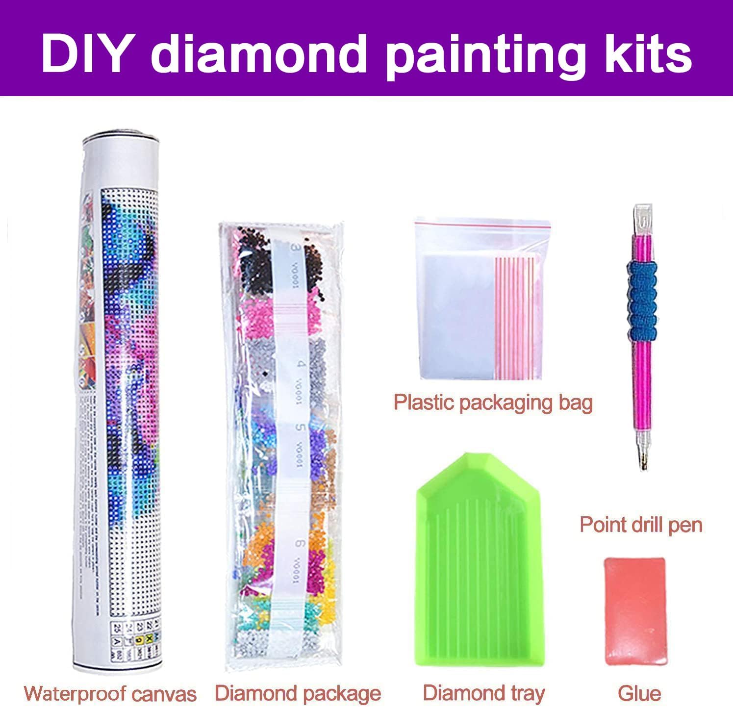 Thumbnail 4 de Diamond Art Kits, 4-Pack