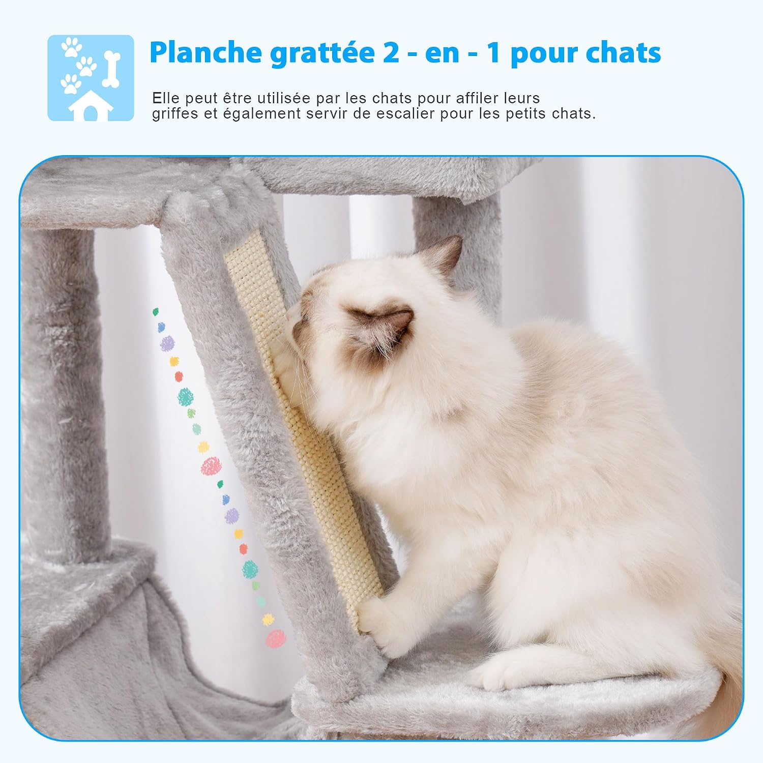 Thumbnail 5 de Hey-brother Arbre Ă Chat 135 cm đ±