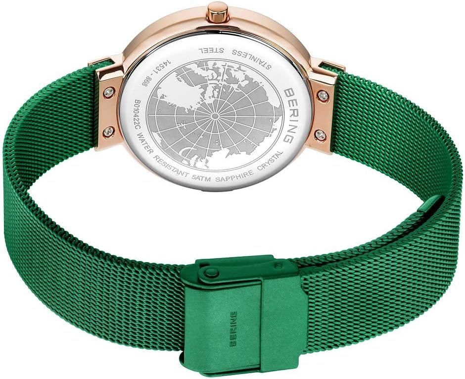Thumbnail 4 de BERING 14531-266: Orologio da donna dallo stile minimalista con quadrante verde