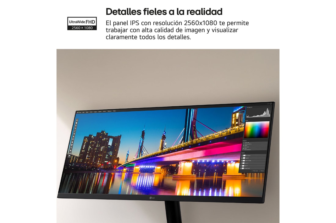 Thumbnail 3 de LG 34U511A-B Monitor UltraWide 34" curvo IPS 100 Hz