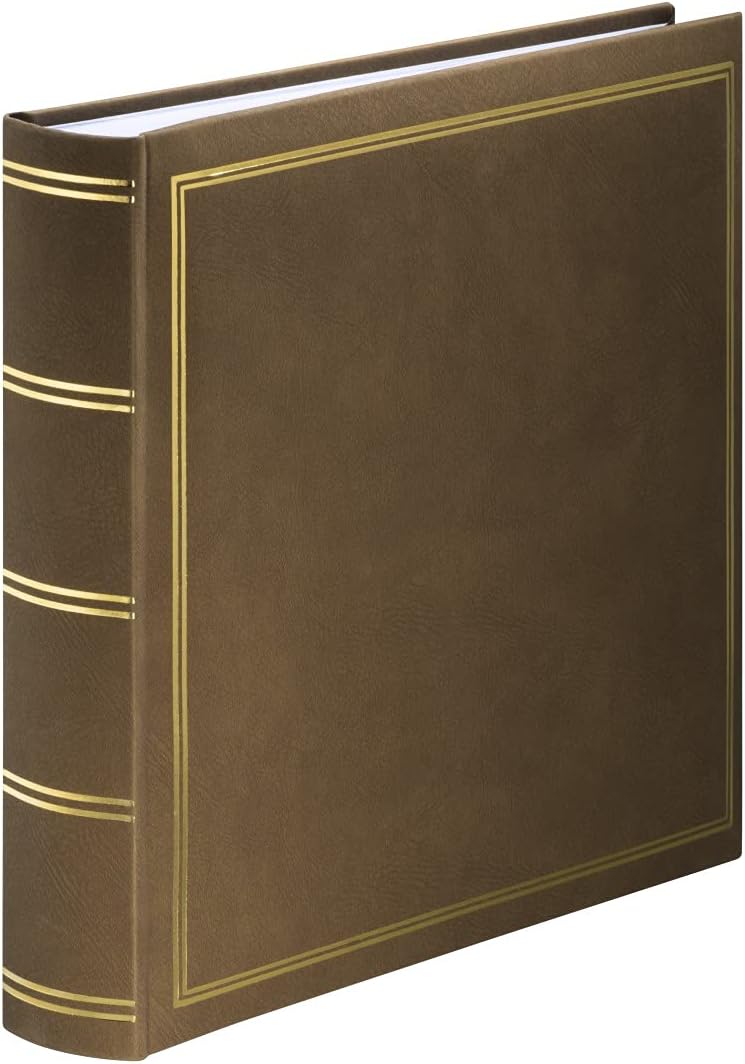 Hama London Jumbo Photo Album 30 x 30 cm (80 white pages) Brown – up to 320 10 x 15 cm photos