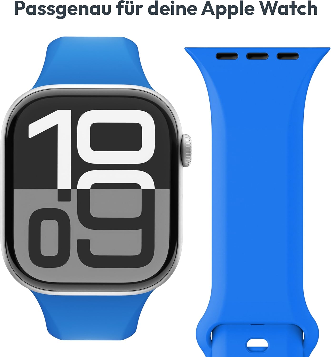 Thumbnail 5 de VONMÄHLEN Classic Band 2 – verstellbares, atmungsaktives Armband aus recyceltem Silikon für Apple Watch