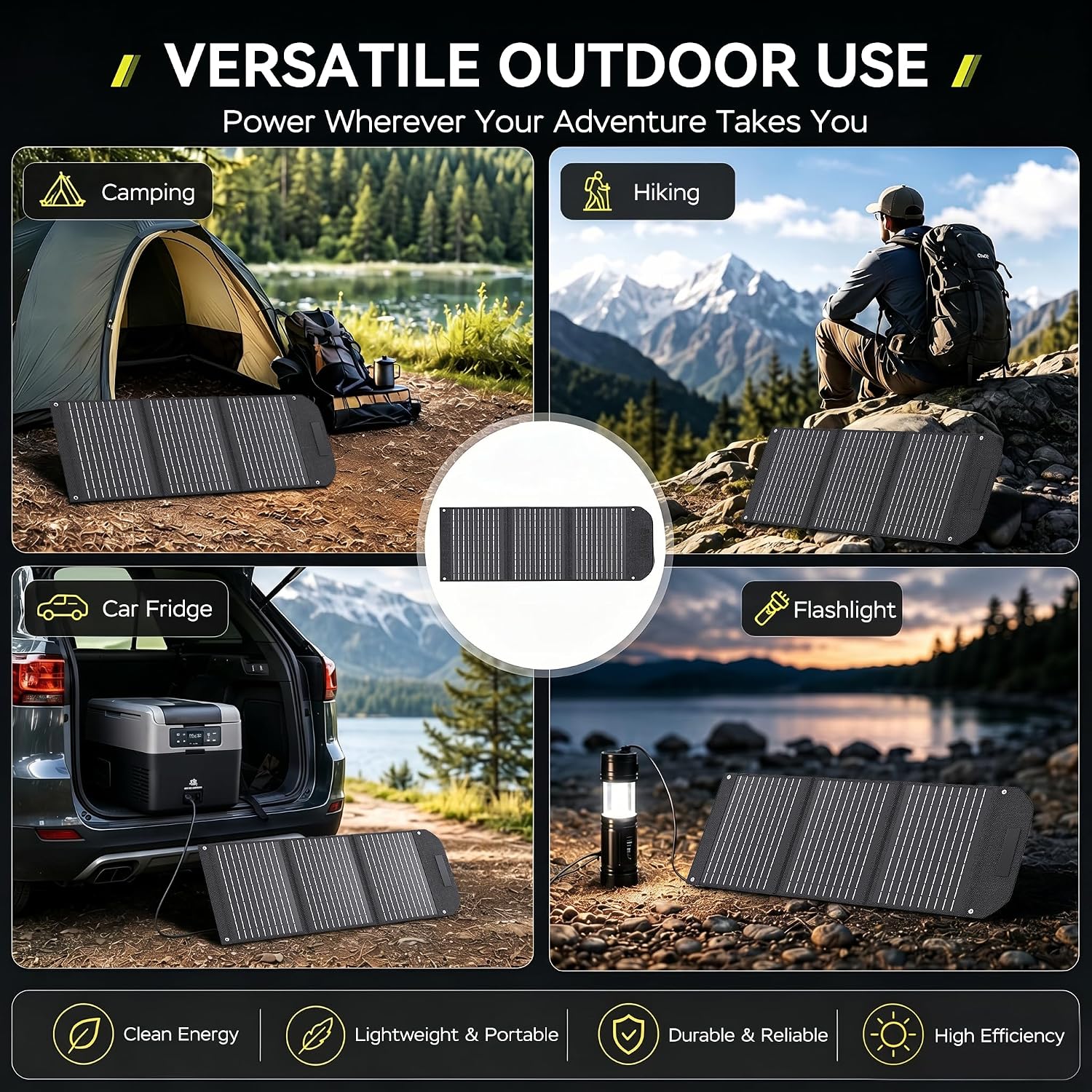 Detalle de MARBERO 30W Portable Solar Panel Charger