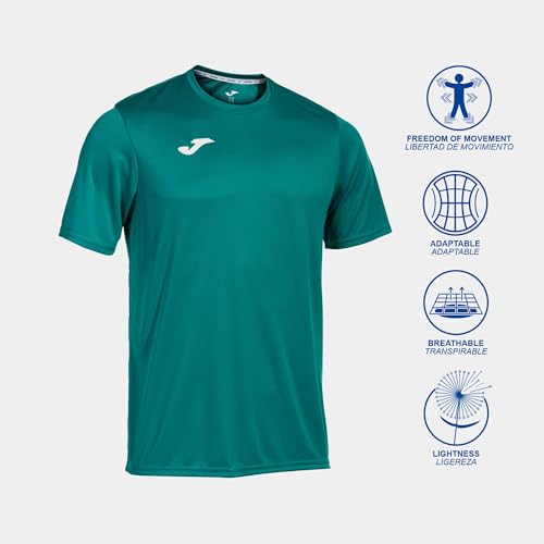 Detalle 2 de Joma Combi M/C, Camiseta Deportiva Hombre Verde Oscuro (Talla M)