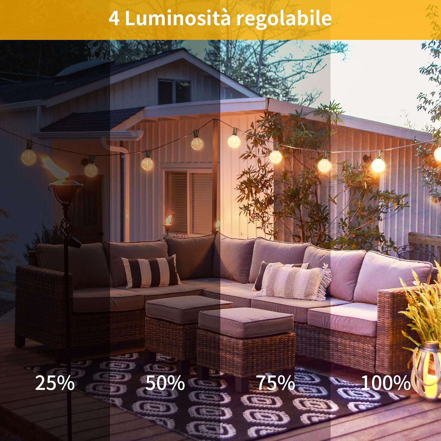 Thumbnail 5 de Yuusei 45M catene luminose esterno con telecomando
