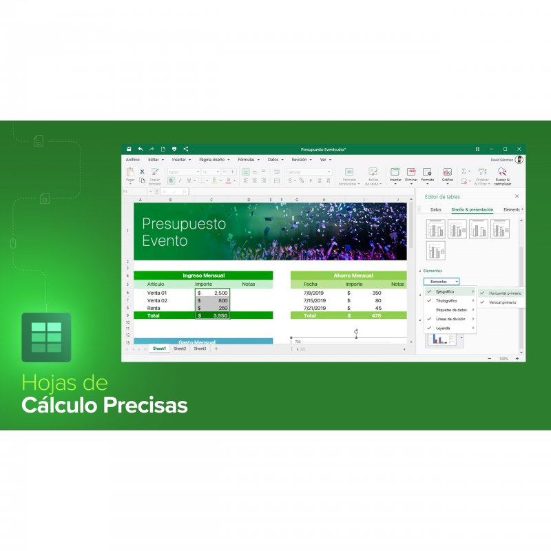 Thumbnail 1 de OfficeSuite Home & Business 2021 – Licencia perpetua 1 usuario (Mobisystems)