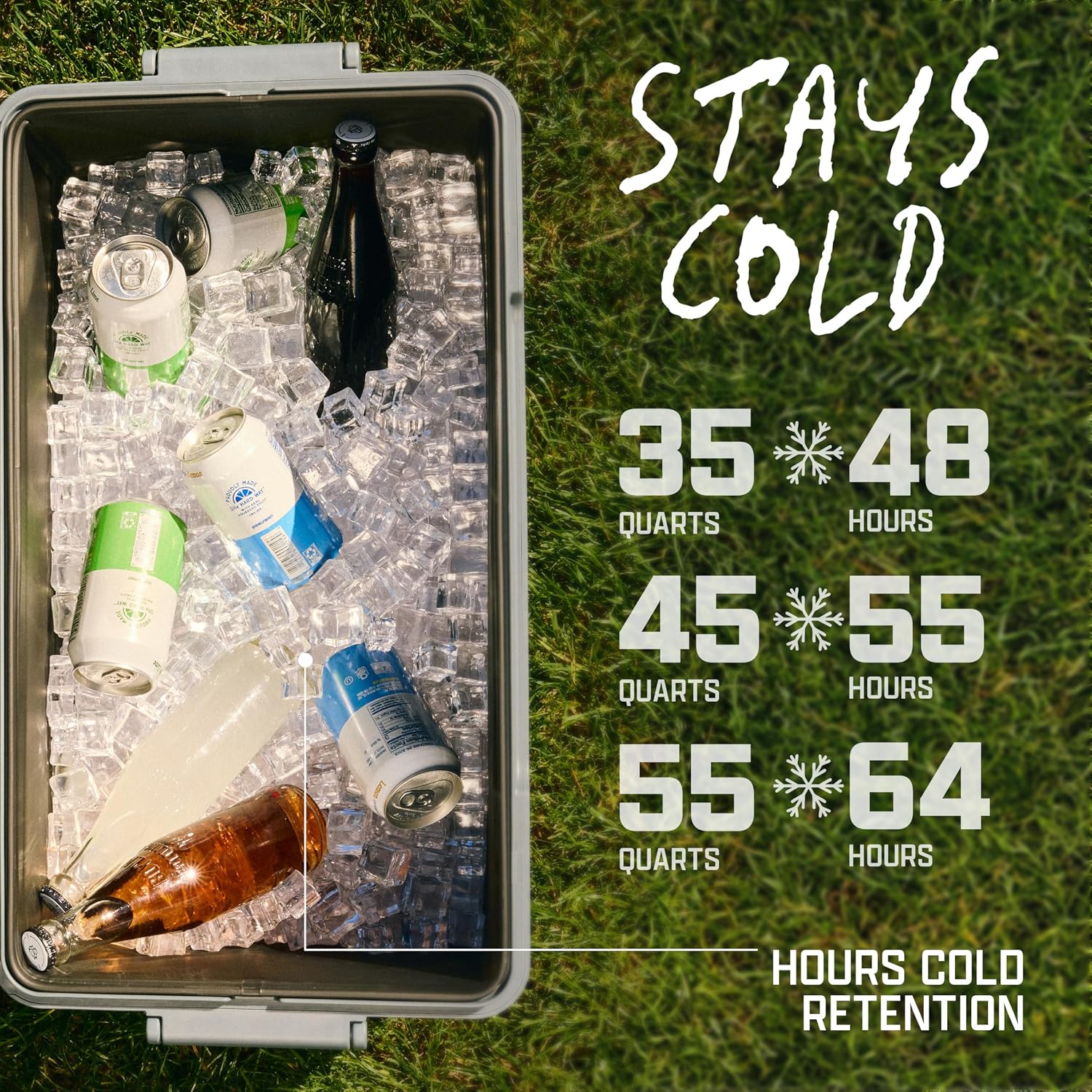 Detalle de Coleman Snap 'N Go 45-Quart Collapsible Hard-Sided Cooler, Sapphire Blue