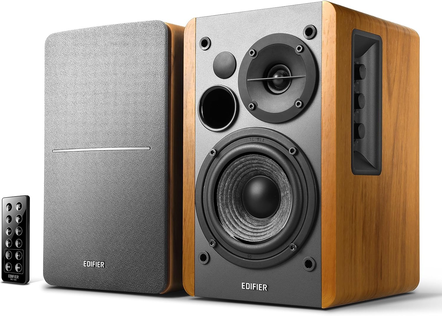 Detalle de Edifier R1280DB Bookshelf Speakers 42W 🔊