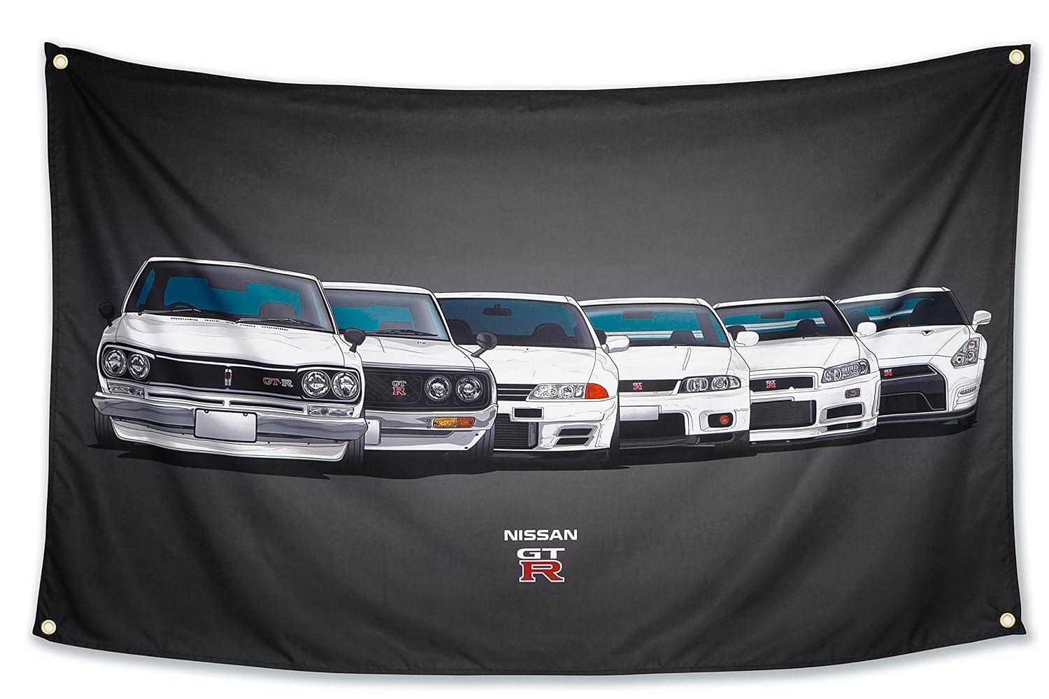 Detalle de WHGJ 720151999892 – flaga GTR z poliestru, 152,4 × 91,4 cm