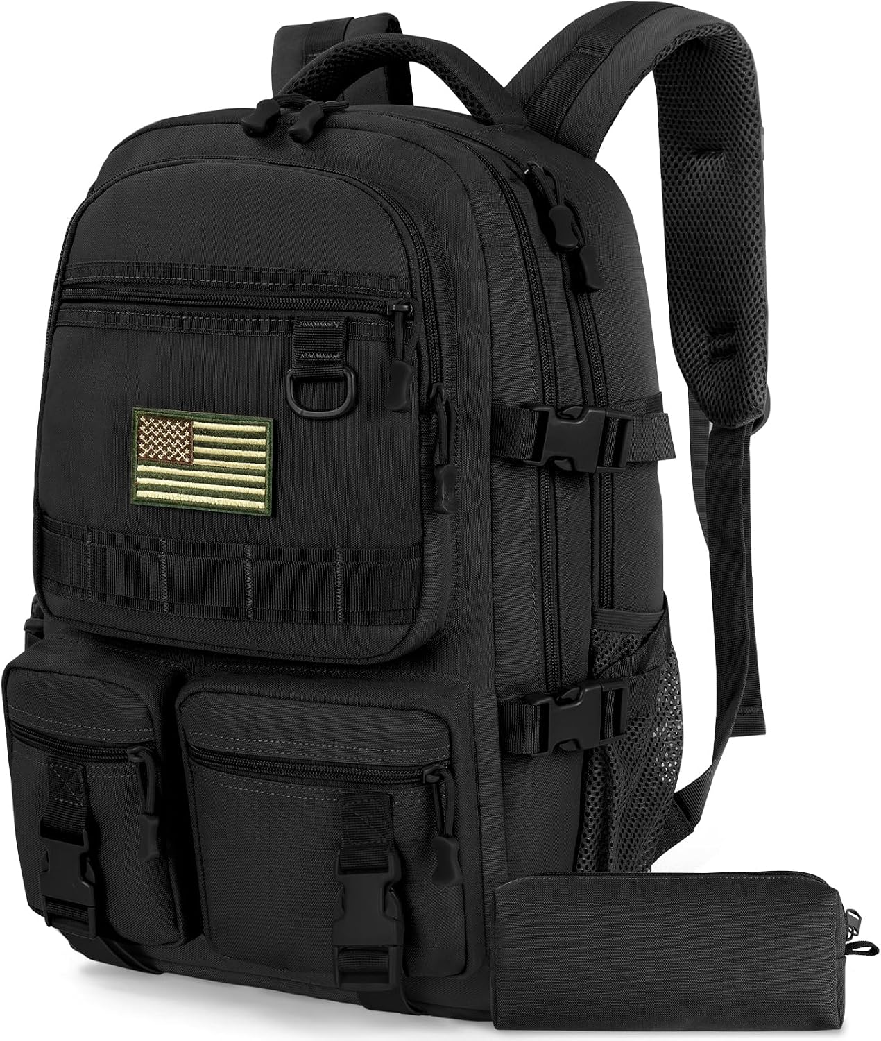 Thumbnail 6 de FRONET Cartable Garçon/Fille Adolescent et Enfant 50×35×23 cm – Grand sac à dos 17,3" multi-compartiments, kaki