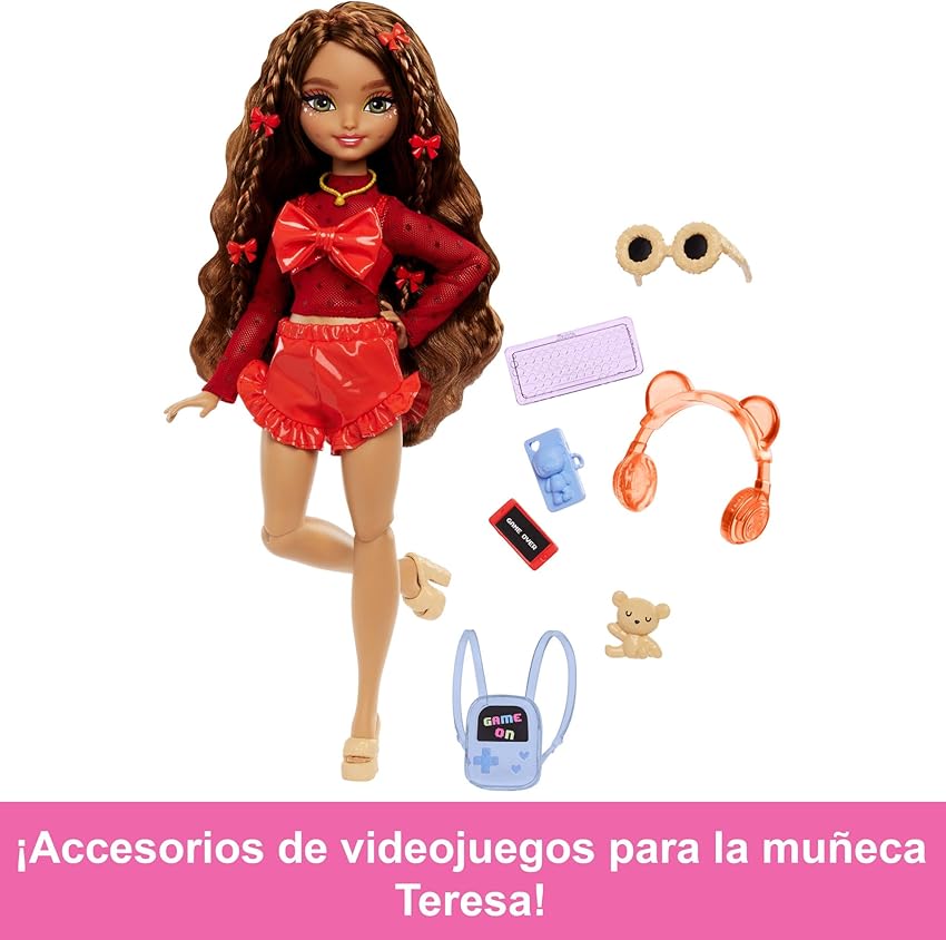 Detalle de Barbie Dream Besties Teresa muñeca 3+ años