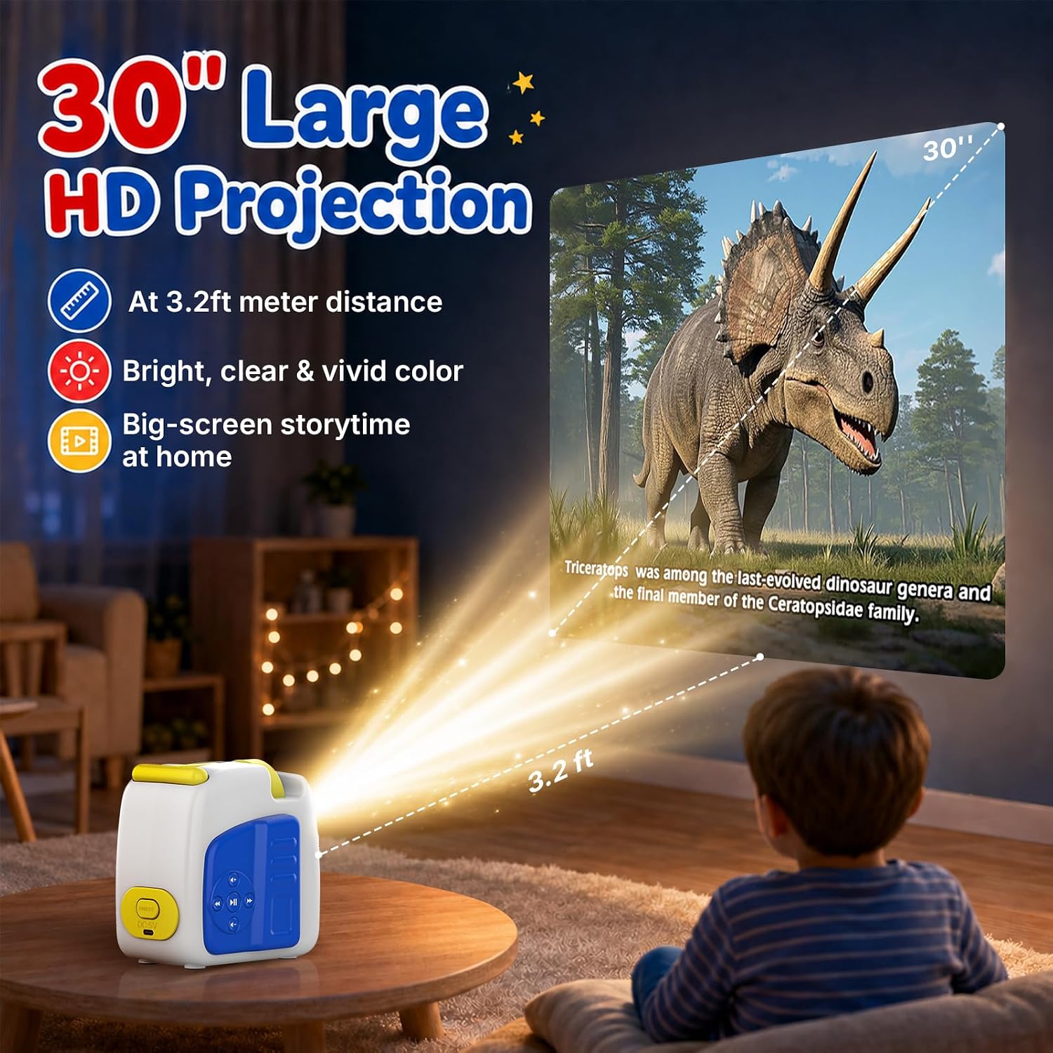 Detalle de Tokky Kids Story Projector with 6 Story Cards