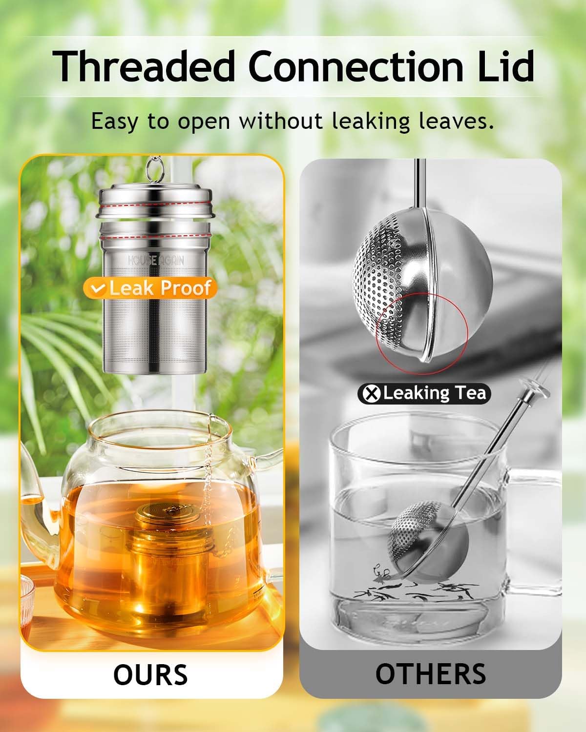 Thumbnail 4 de House Again 2-Pack Tea Infuser