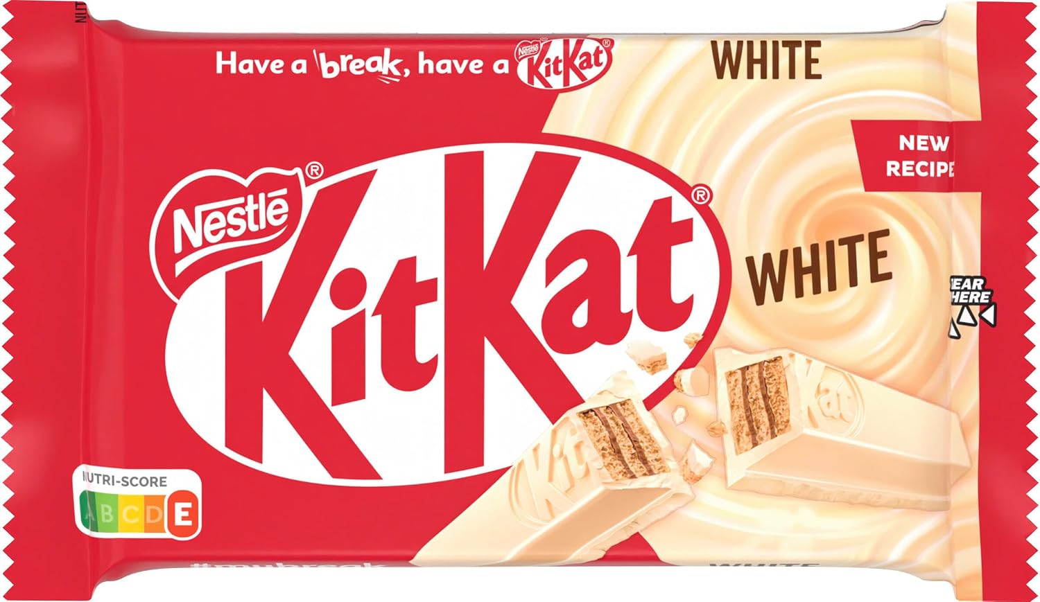 Detalle 2 de KIT KAT White Riegel (24er Pack) – knuspriger Waffel-Riegel mit weißer Fettglasur