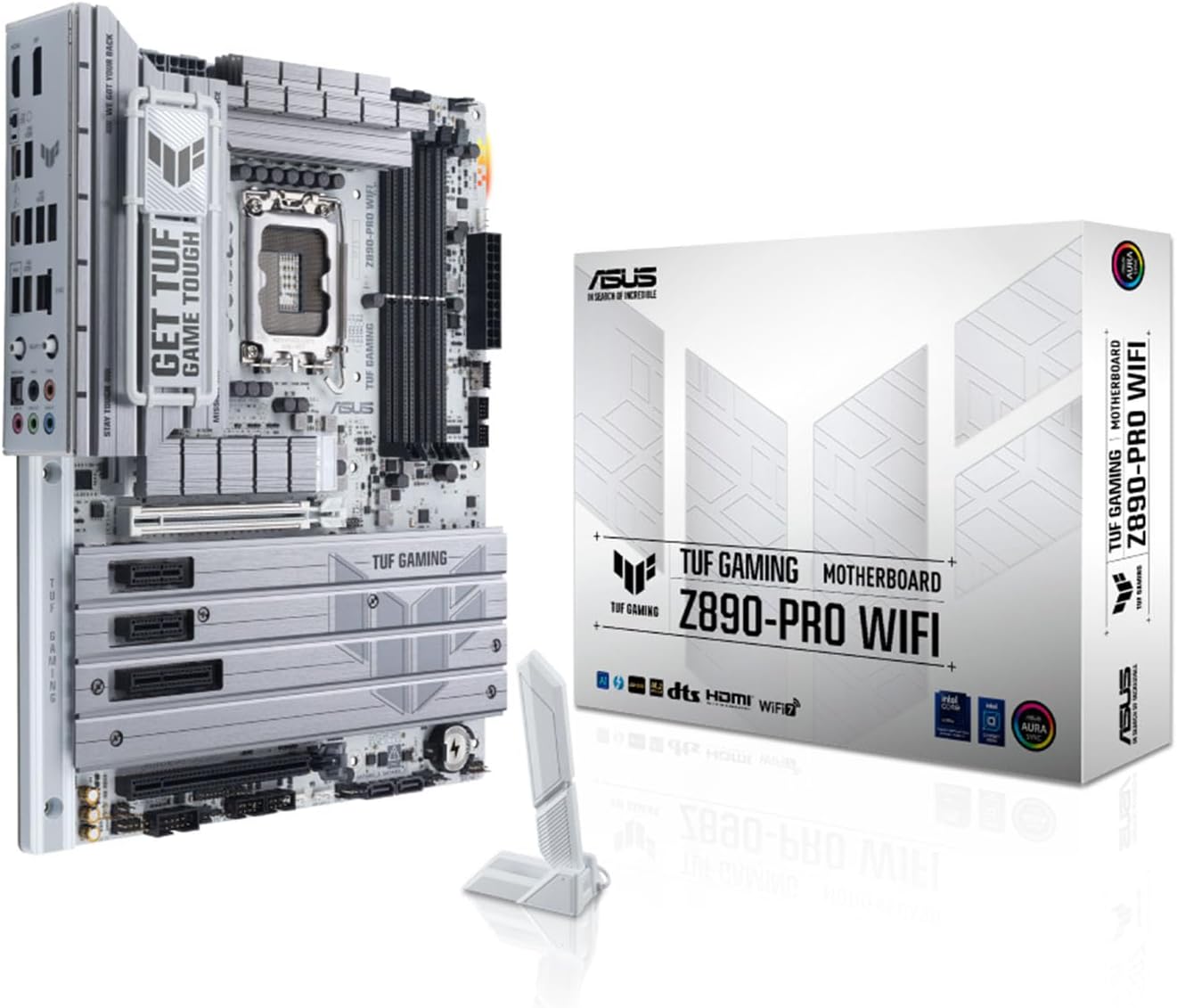 Detalle de ASUS TUF GAMING Z890-PRO WIFI マザーボード LGA 1851・DDR5・Wi-Fi 7対応