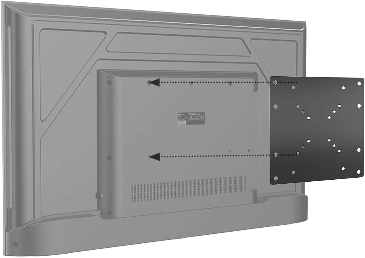 Thumbnail 3 de AISENS ACC001-289 — Adaptateur Vesa 200 x 200 en acier pour écran/TV, noir