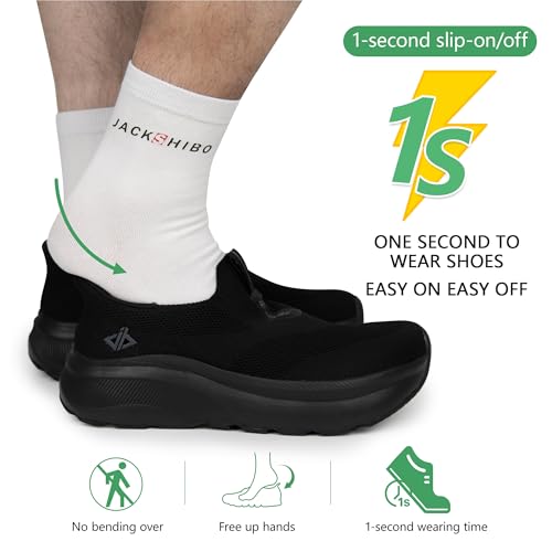 Thumbnail 1 de JACKSHIBO Mens Orthopedic Walking Sneakers 0mm