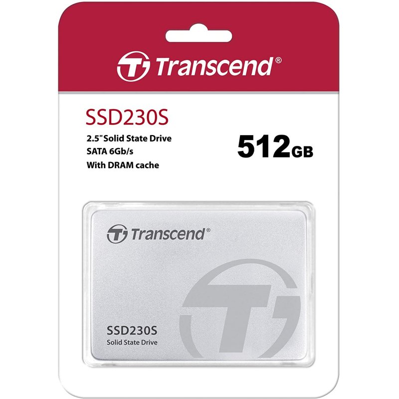 Detalle de Transcend SSD230S 512GB SATA 3: rendimiento sólido para uso diario