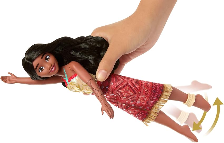 Thumbnail 2 de Mattel Vaiana JFF09 muñeca nadadora, corpiño color cambiable