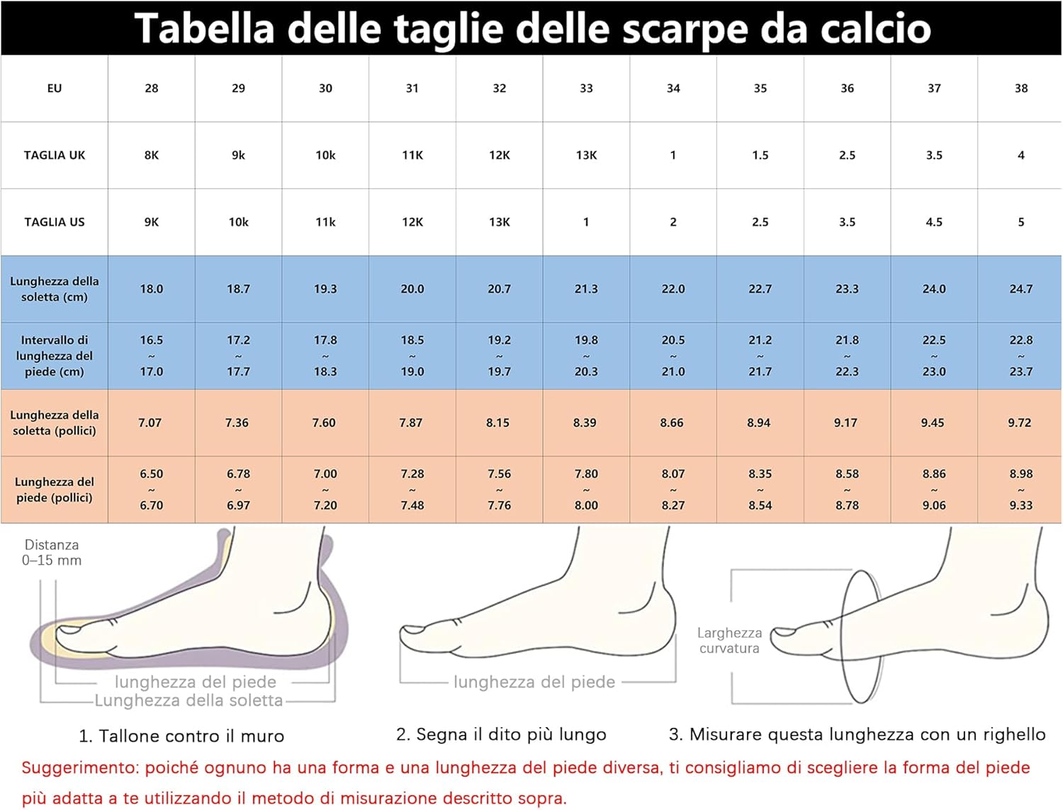 Thumbnail 6 de BAODLE Scarpe da Calcio Ragazzi FG/AG – Allenamento all’aperto con grip e comfort