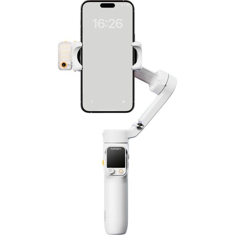 Imagen de Hohem iSteady V3 Blanco: estabilizador de vídeo 3 ejes con IA y Bluetooth 5.2 en OfertitasTOP