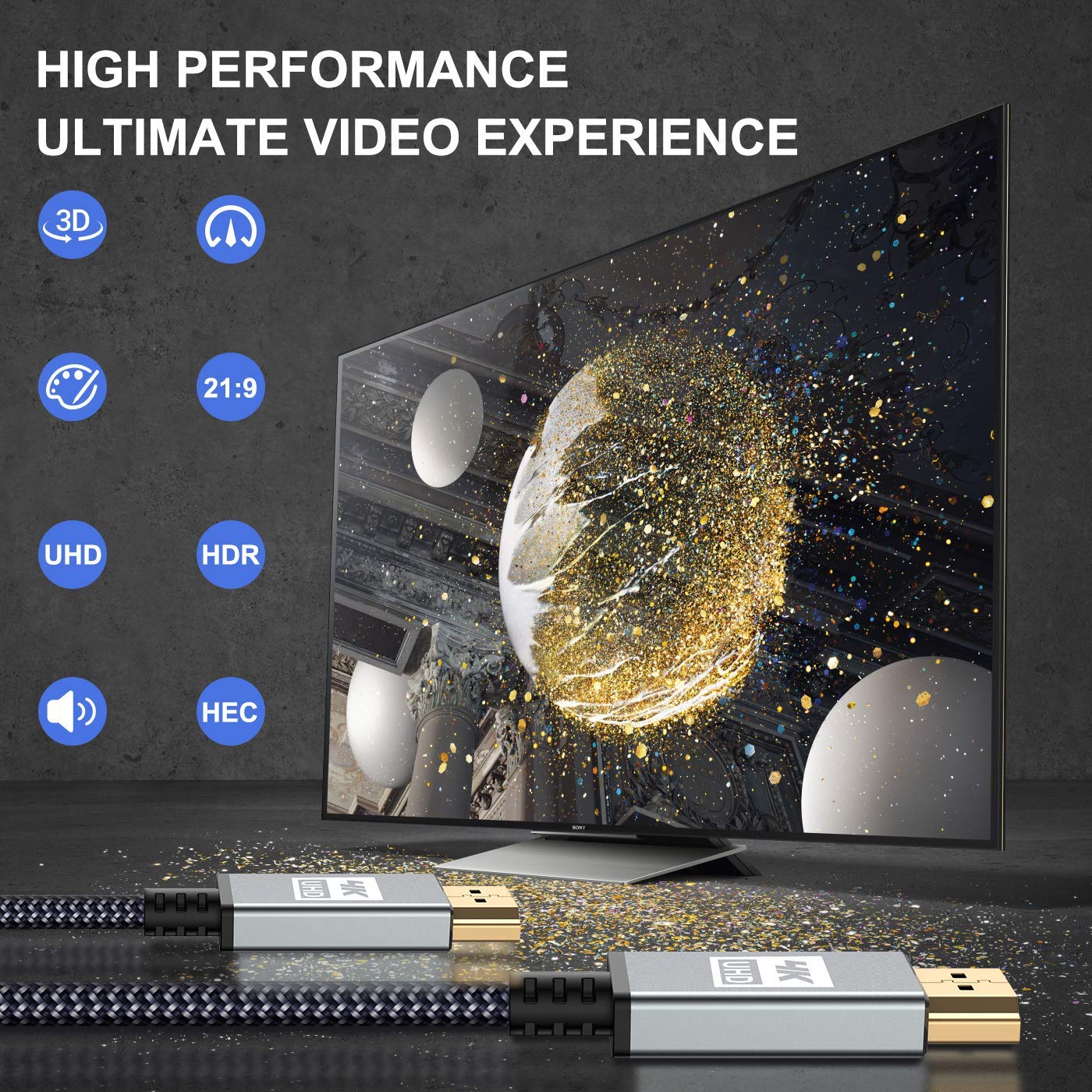 Thumbnail 2 de Sweguard HDMI cable 10 ft