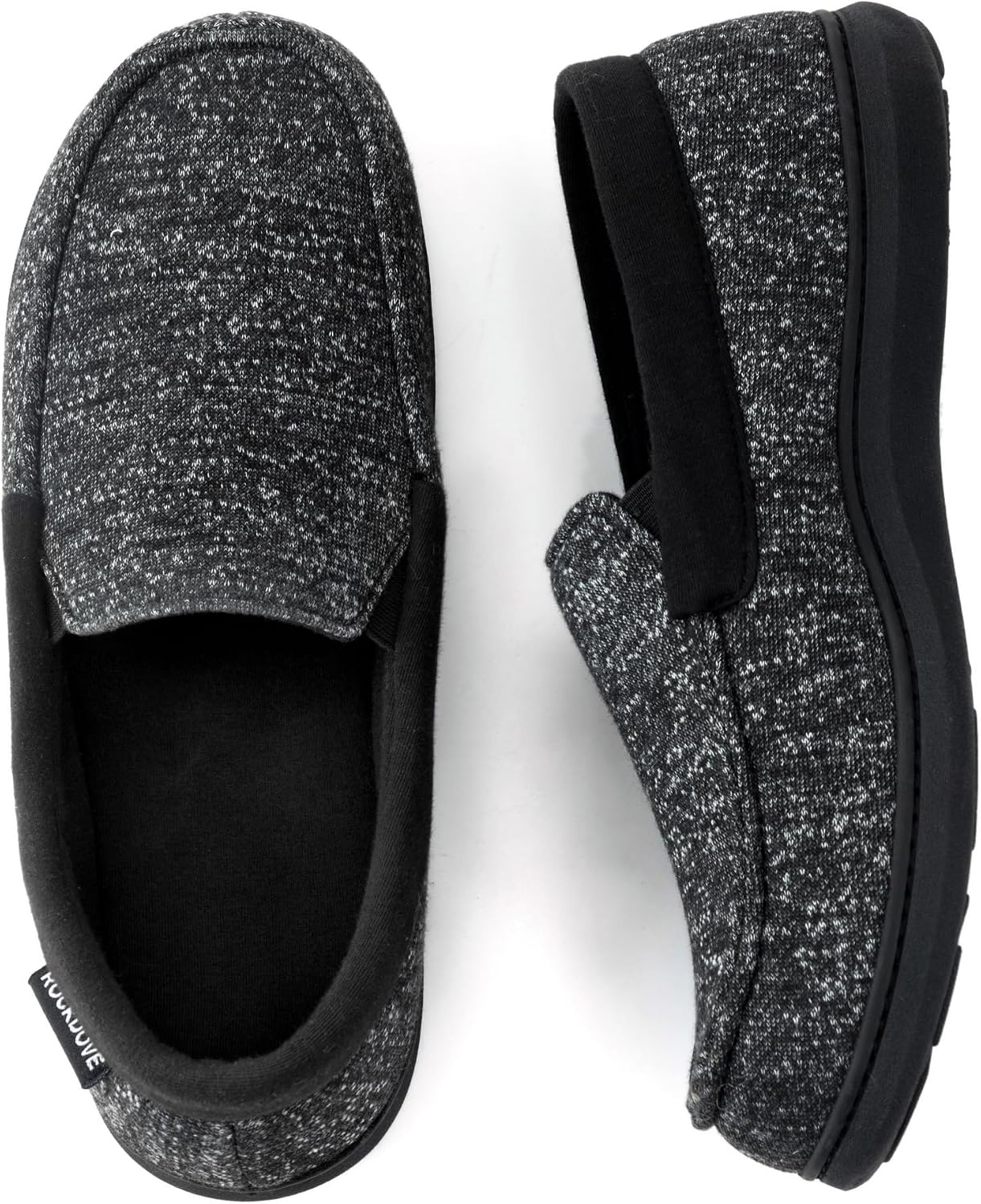 Detalle de RockDove Tweed Memory Foam Moc Slipper