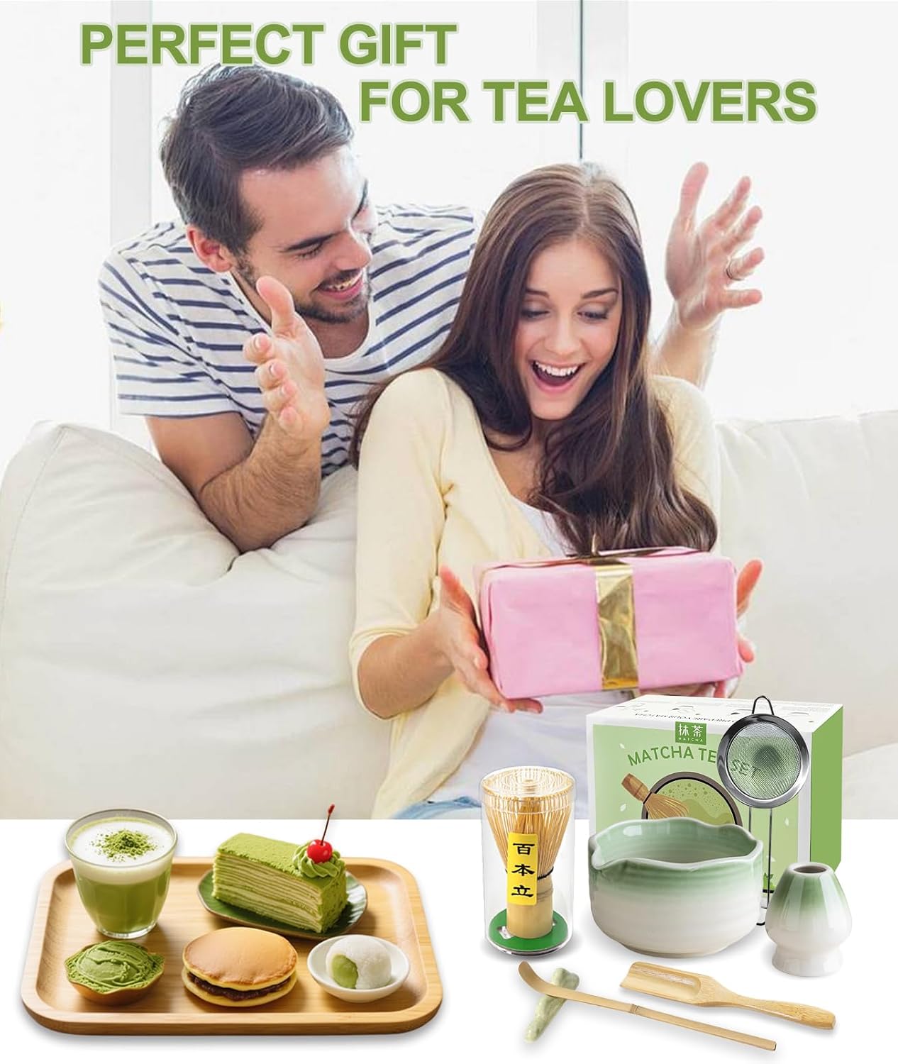 Thumbnail 6 de JBER Matcha-Set-7PCS – zestaw do matchy, 7 elementów, miseczka 500 ml