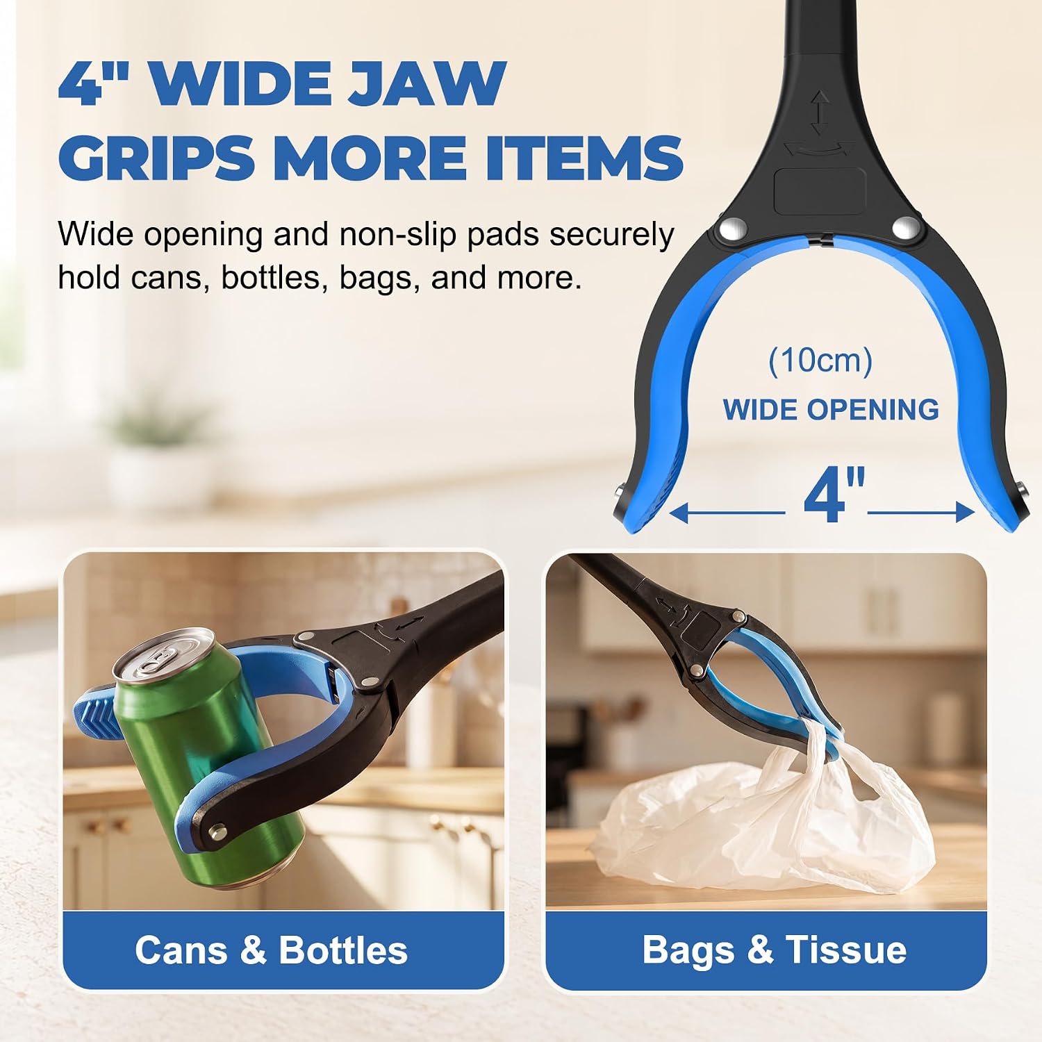 Thumbnail 3 de 91cm Extra Long Grabber Reacher with Magnetic Tip and Foldable Design