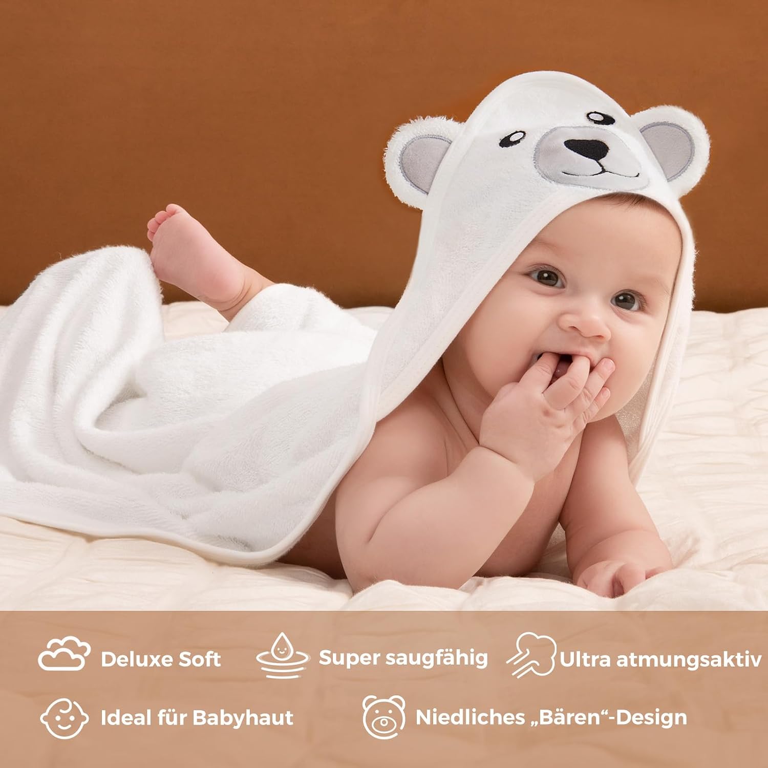 Thumbnail 3 de Momcozy Bambus Baby Badetücher Set