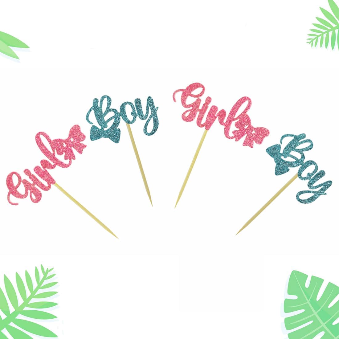 Detalle de Morndew Cupcake Toppers, 24-Piece Set