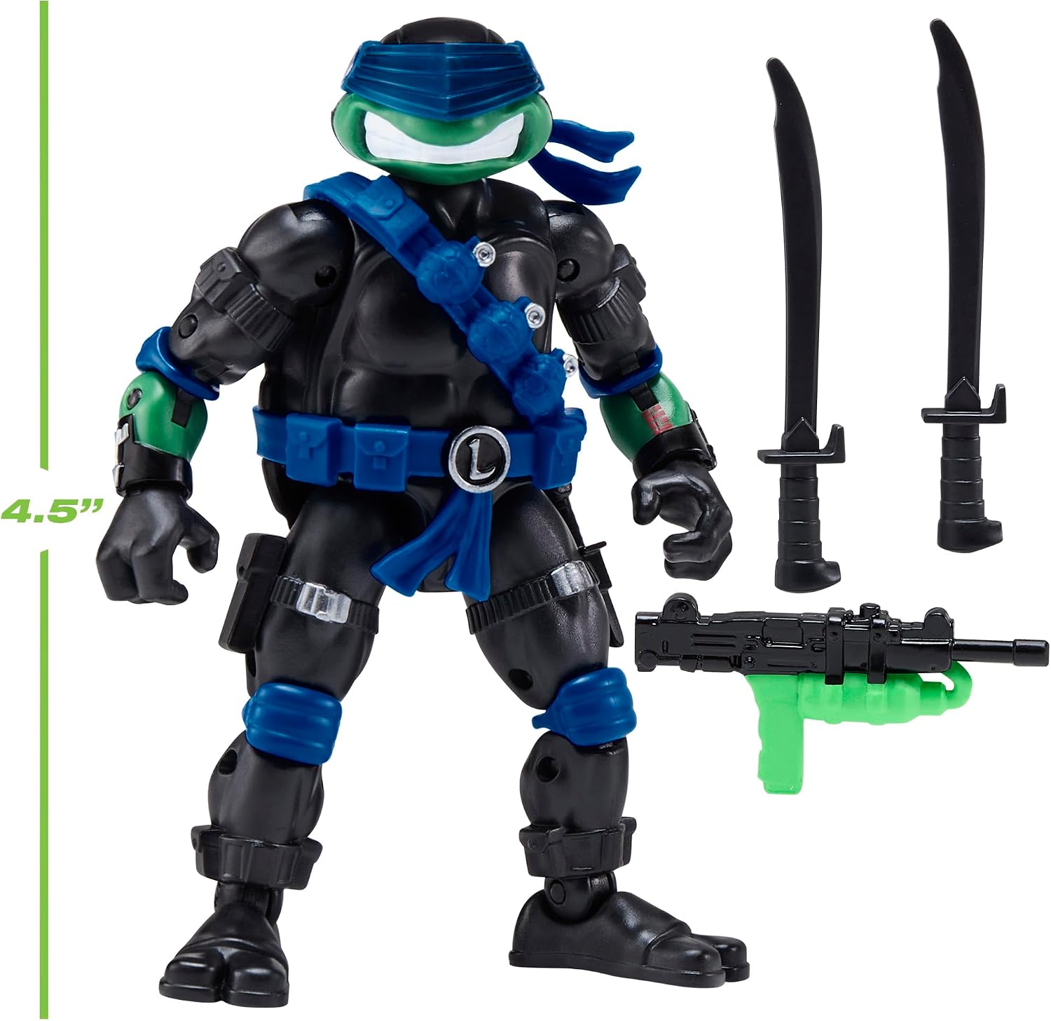 Detalle de TEENAGE MUTANT NINJA TMNTxGI Joe Leo / Snake Eyes アクションフィギュア 2体セット