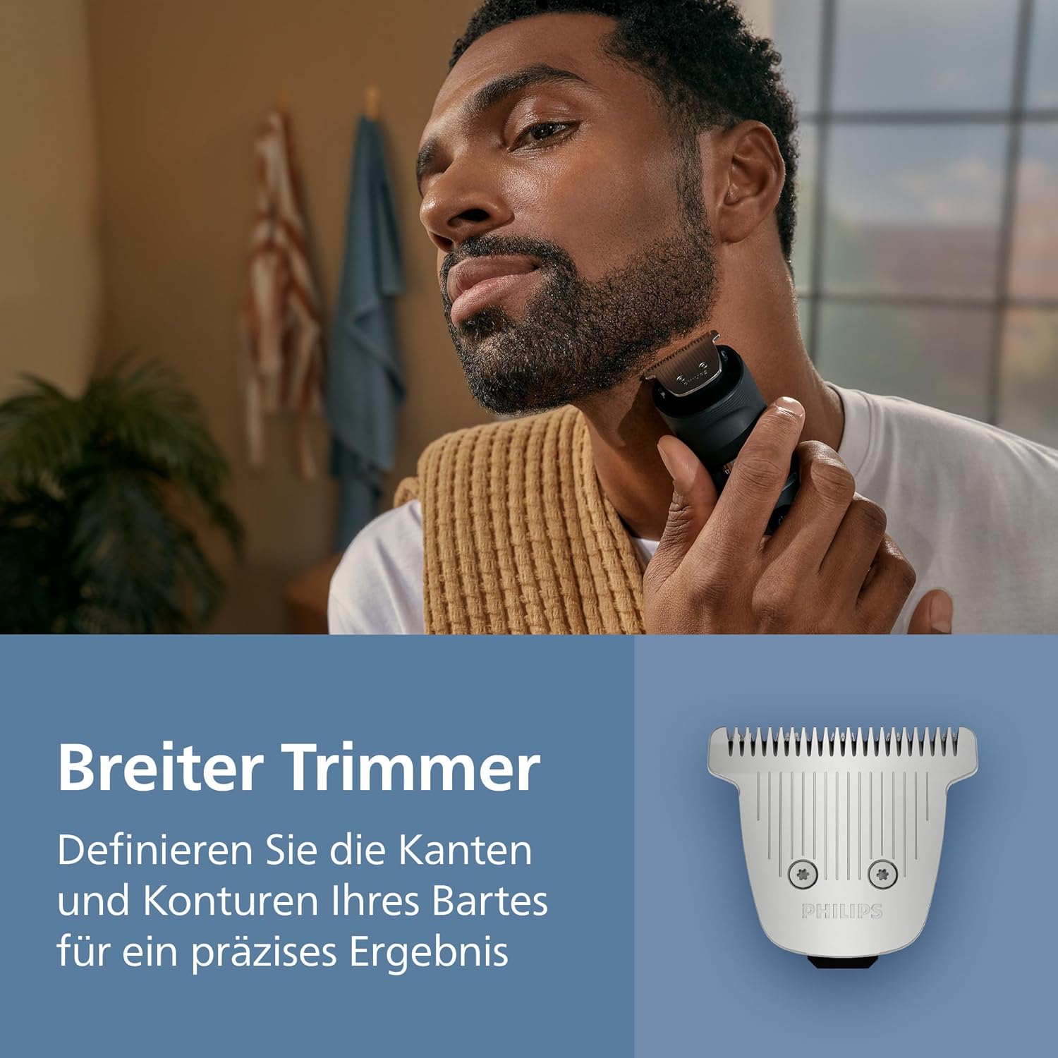 Thumbnail 4 de Philips Bartschneider 7000er-Serie BT7670/15 – selbstschärfende Metallklingen mit BeardSense