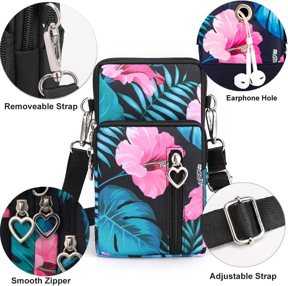Thumbnail 2 de DuoLmi waterproof crossbody phone pouch bag (nylon) with adjustable strap